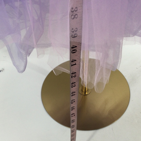 GIRL'S PARTY DRESS SZ 10-11 Y pink purple tulle sequin embroidered NEW 0b2 - Picture 4 of 7